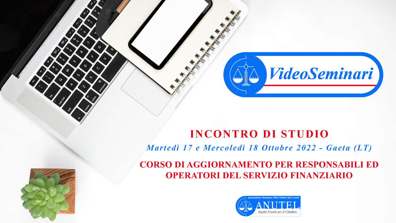 CORSO DI AGGIORNAMENTO PER RESPONSABILI ED OPERATORI DEL SERVIZIO FINANZIARIO